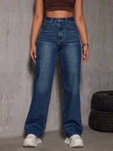Timeless Blue Straight Denim