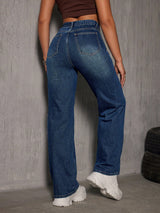 Timeless Blue Straight Denim