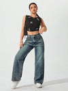 Sage Fade Straight Fit Jeans