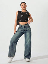 Sage Fade Straight Fit Jeans