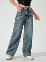 Sage Fade Straight Fit Jeans