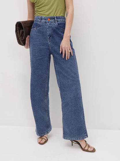 Blue Wave Straight Fit Jeans