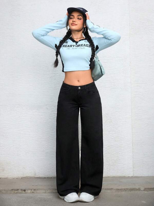 Signature Straight Denim