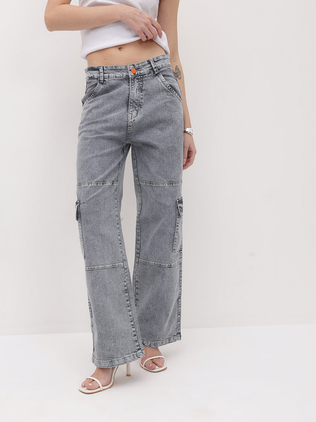 Urban Edge High-Rise Utility Denim