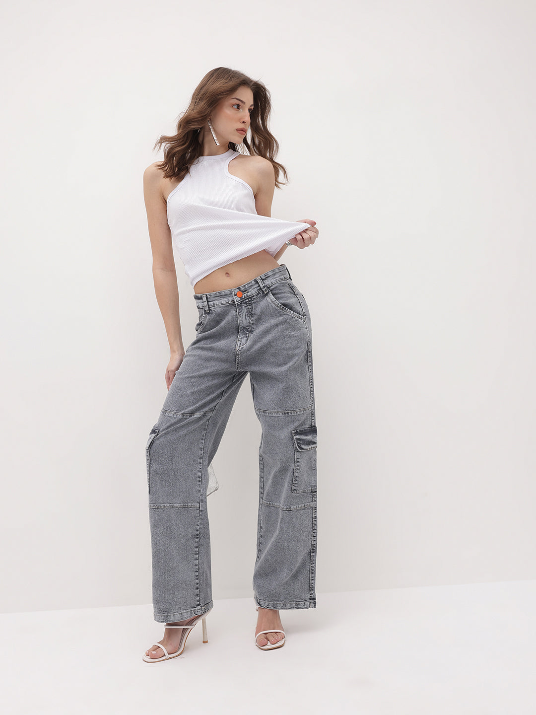 Urban Edge High-Rise Utility Denim