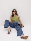 Blue Wave Straight Fit Jeans