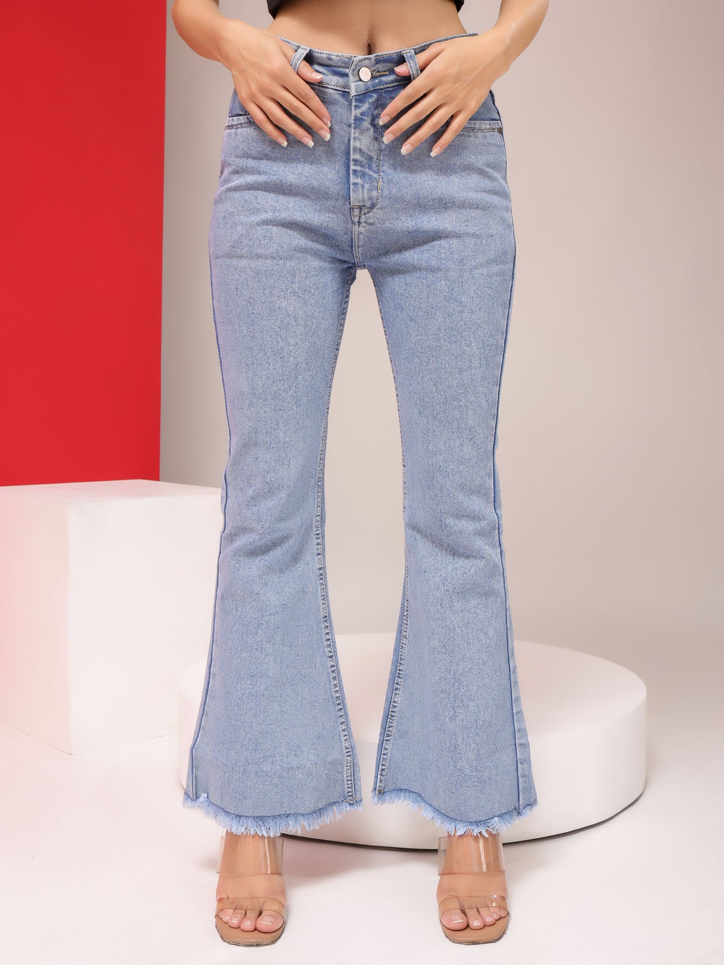 Timeless Fade High-Waist Bootcut