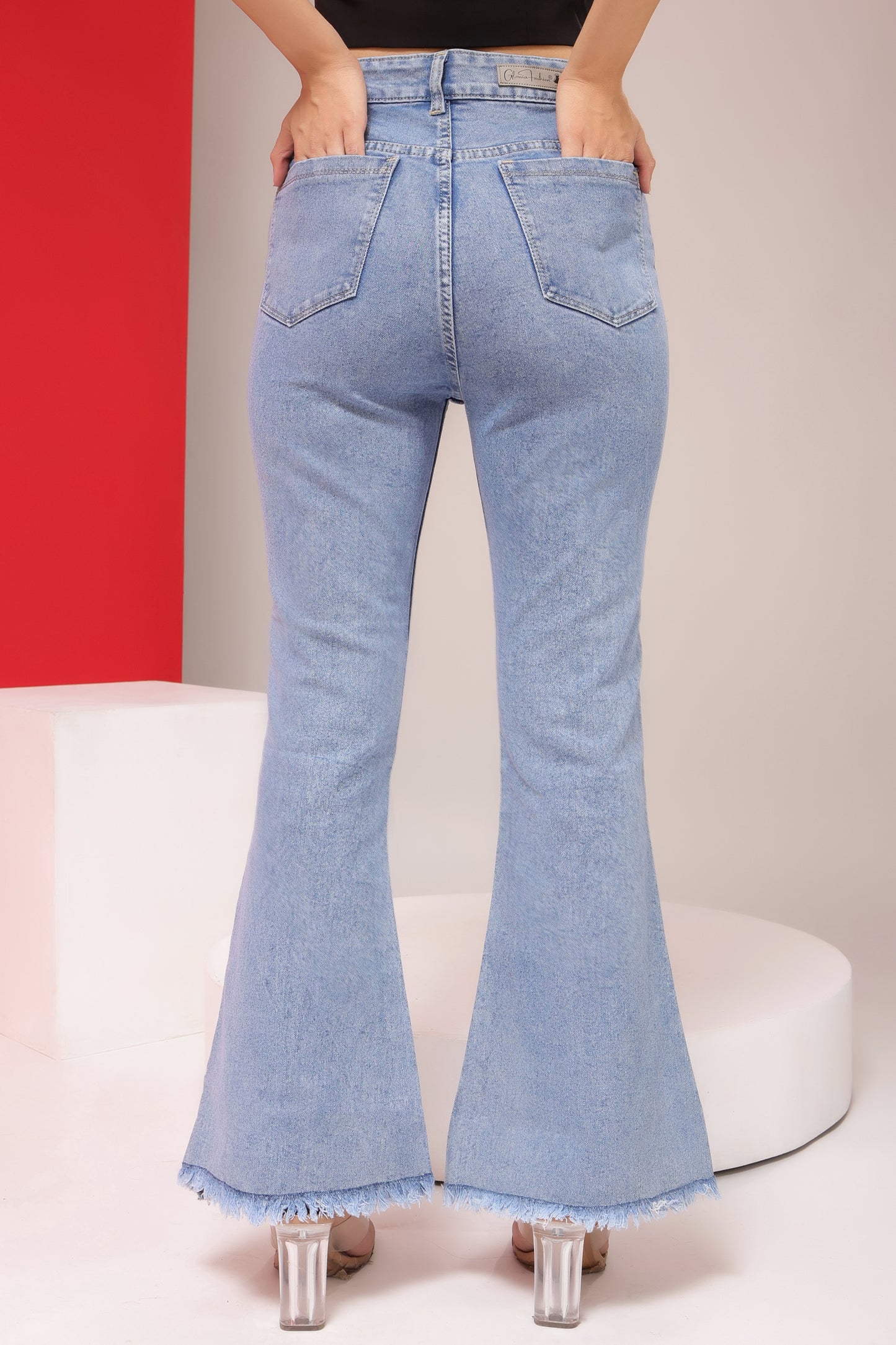 Timeless Fade High-Waist Bootcut