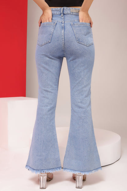 Timeless Fade High-Waist Bootcut