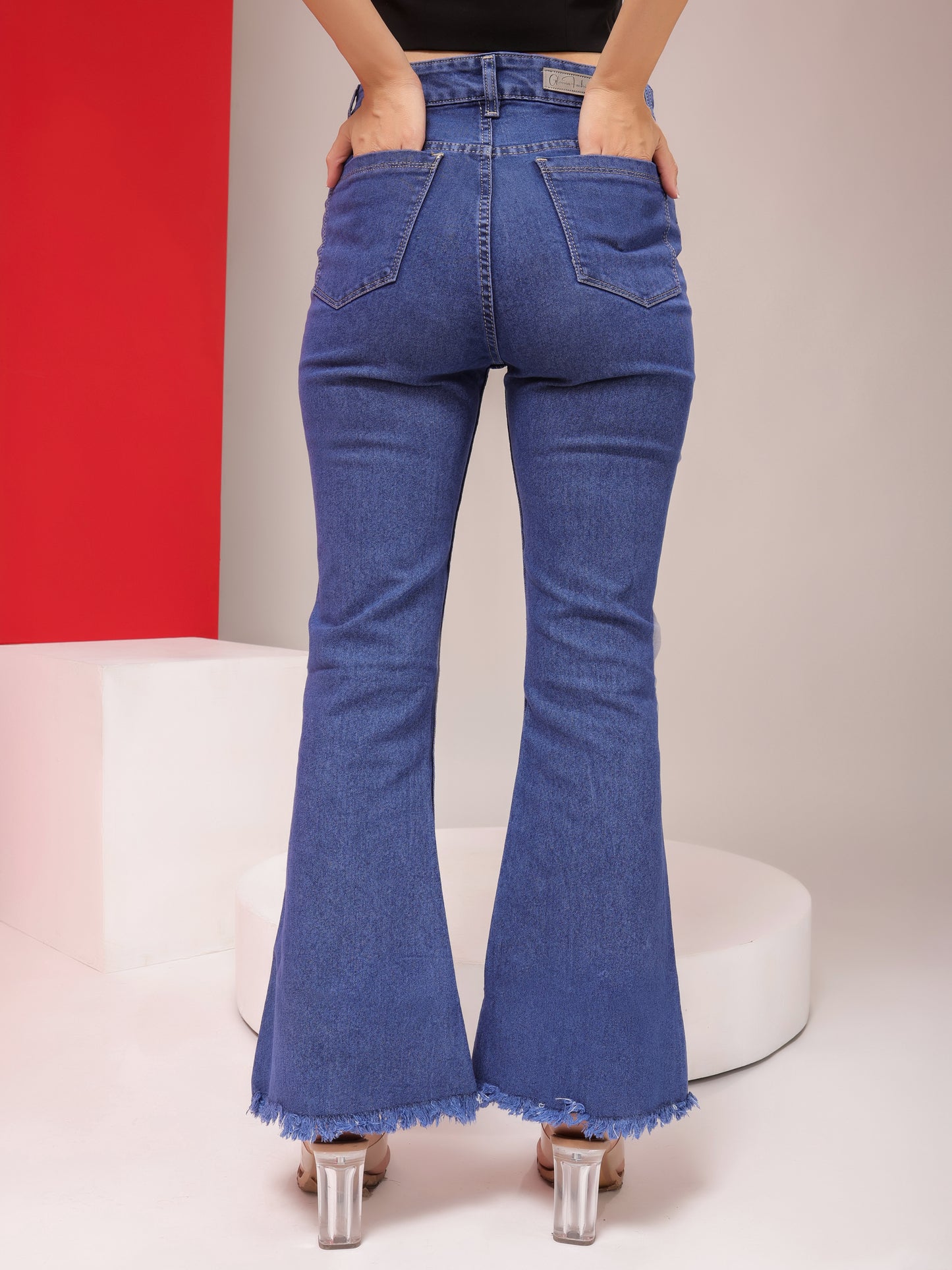 Timeless Fade High-Waist Bootcut