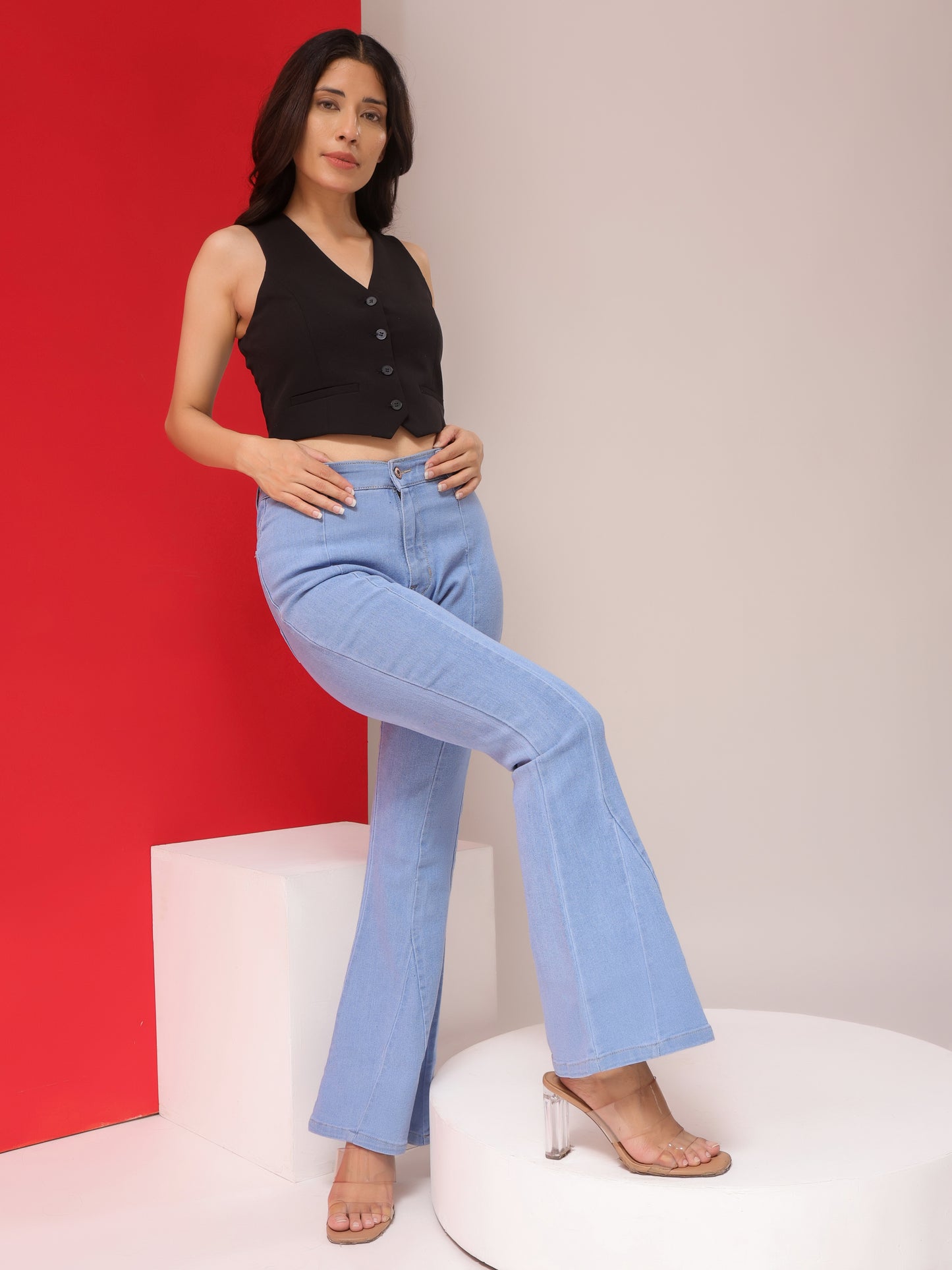 Urban Chic Slim Bootcut Jeans