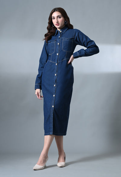 Bold Frontier Shirt Dress