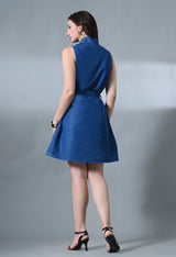 Denim Crush A-Line Dress