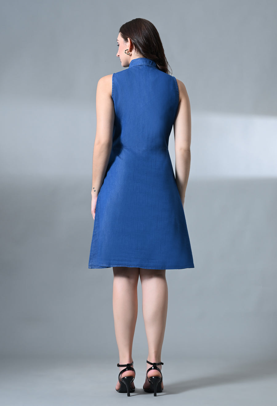 Classy Curve Denim Dress