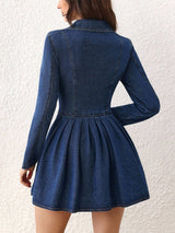 Retro Chic Denim Dress