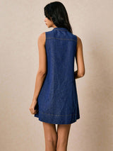 The Pocket Edit Denim Midi