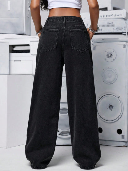 Dark Ember Straight Fit Jeans