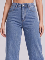 No Notes Straight Leg Jeans – Blue