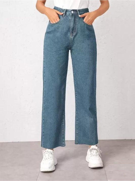 Stonewash Supreme Wide Leg Denim