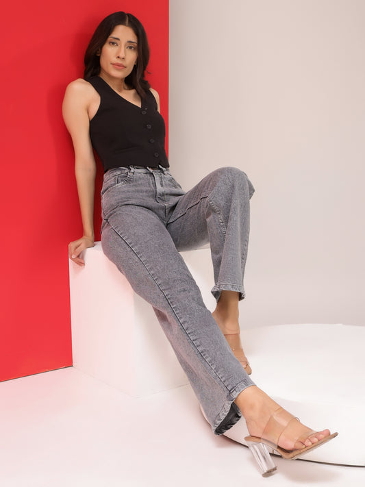 Stretchy Stride Stonewash Jeans