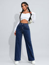 No Notes Straight Leg Jeans – Navy Blue