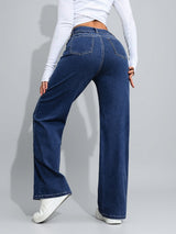 No Notes Straight Leg Jeans – Navy Blue