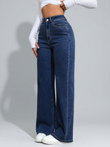No Notes Straight Leg Jeans – Navy Blue