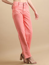 Colour Me Cool Straight Jeans – Orange