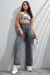 Errand Era Cargo Straight Jeans – Grey