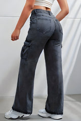 Errand Era Cargo Straight Jeans – Grey