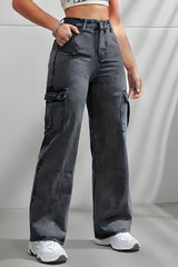 Errand Era Cargo Straight Jeans – Grey