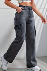 Errand Era Cargo Straight Jeans – Grey