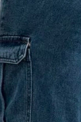 Errand Era Cargo Straight Jeans – Navy Blue