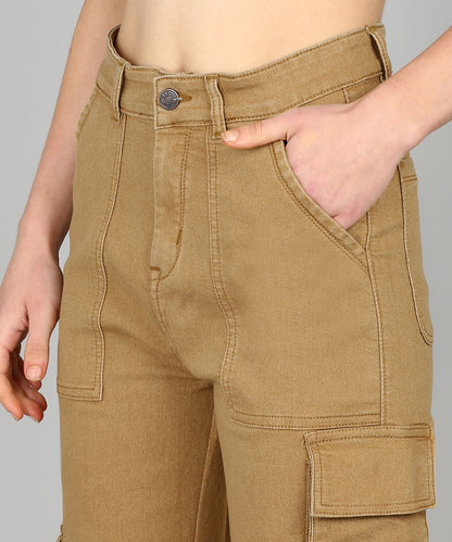 Brown City Slicker Scout Cargo Denim