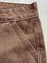 City Slicker Scout Cargo Denim – High Rise Cargo Jeans Style View – Glossia Fashion