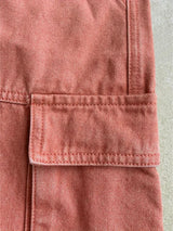 City Slicker Scout Cargo Denim – Orange Cargo Jeans Style View – Glossia Fashion