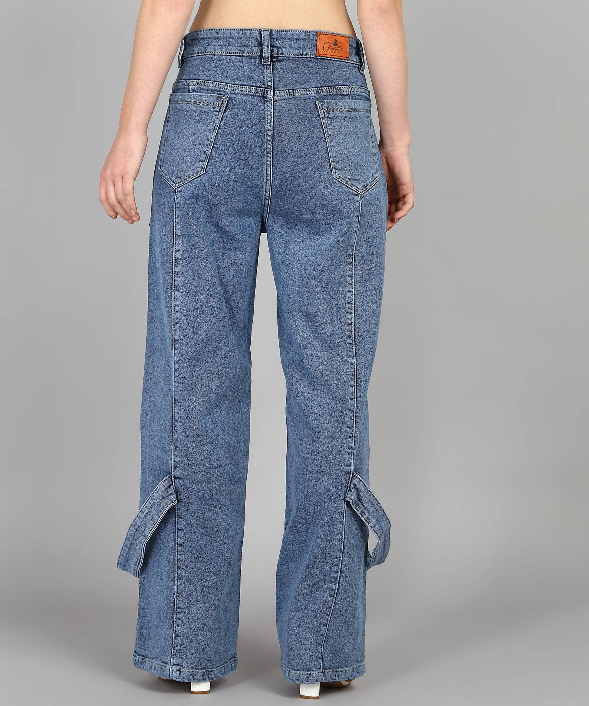 City Roamer Chic Cargo Jeans - Glossia Fashion