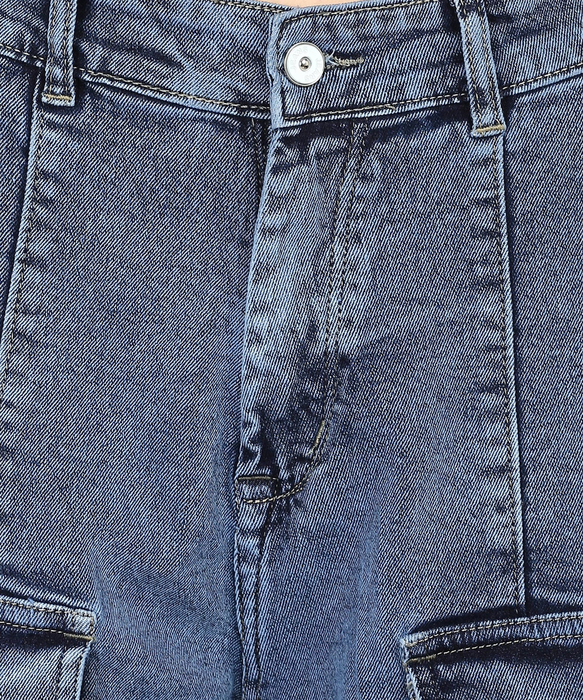 City Roamer Chic Cargo Jeans - Glossia Fashion