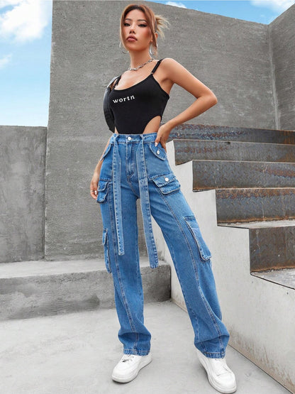 Street Vibe Pocket Detail Denim