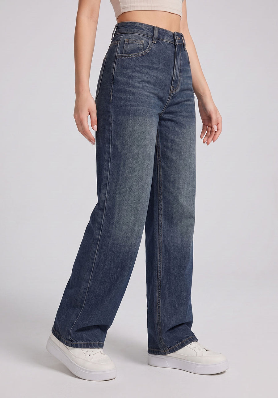 Aqua Tint Straight Fit Jeans