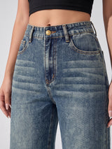 Sage Fade Straight Fit Jeans