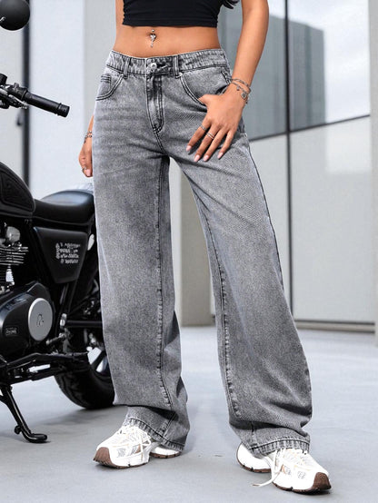 Neat Line Fit Denim Jeans