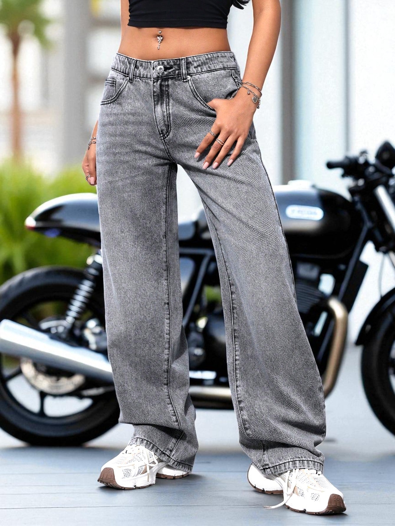 Neat Line Fit Denim Jeans