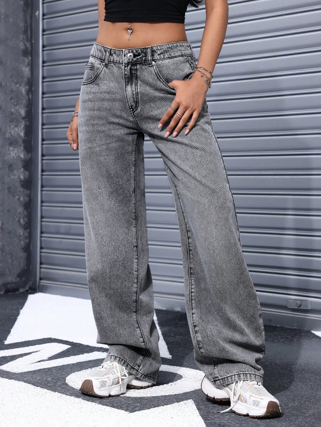 Neat Line Fit Denim Jeans