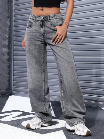 Neat Line Fit Denim Jeans