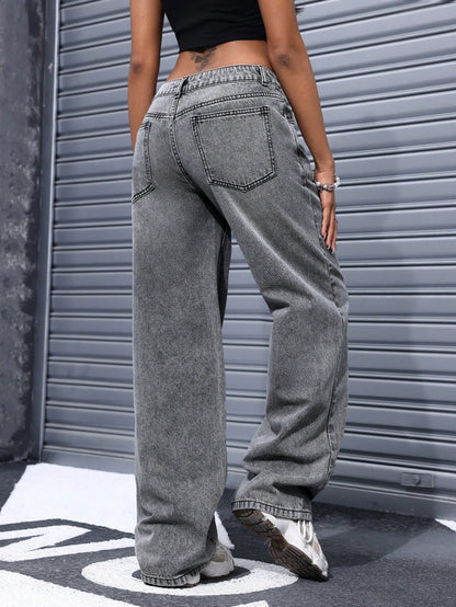 Neat Line Fit Denim Jeans