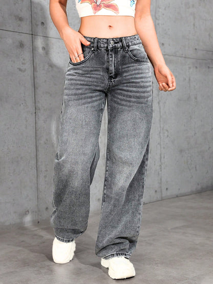 Neat Line Fit Denim Jeans