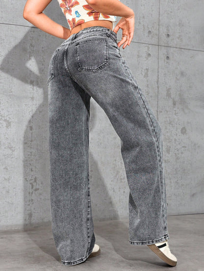 Neat Line Fit Denim Jeans