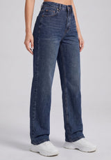 Daily Driver Straight Leg Jeans – Navy Blue
