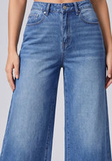 Frayed and Unbothered Cropped Wide Legs